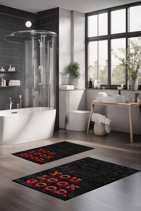 Mijölnir Juego de alfombrillas de baño CT-5418, 2 piezas Mijölnir Juego de alfombrillas de baño CT-5418, 2 piezas